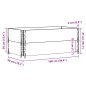 vidaXL Paletten-Aufsatzrahmen 2 Stk. Schwarz 100x50 cm Massivholz vidaXL Paletten-Aufsatzrahmen 2 Stk. Schwarz 100x50 cm Massivholz