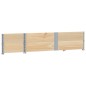vidaXL Paletten-Aufsatzrahmen 2 Stk. 150x50 cm Massivholz Kiefer