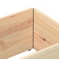 vidaXL Paletten-Aufsatzrahmen 2 Stk. 150x50 cm Massivholz Kiefer