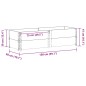 vidaXL Paletten-Aufsatzrahmen 2 Stk. 150x50 cm Massivholz Kiefer
