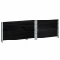 vidaXL Paletten-Aufsatzrahmen 2 Stk. Schwarz 80x60cm Massivholz Kiefer vidaXL Paletten-Aufsatzrahmen 2 Stk. Schwarz 80x60cm Massivholz Kiefer