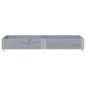 vidaXL Paletten-Aufsatzrahmen Grau 150x50 cm Massivholz Kiefer vidaXL Paletten-Aufsatzrahmen Grau 150x50 cm Massivholz Kiefer