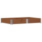 vidaXL Paletten-Aufsatzrahmen Braun 150x100 cm Massivholz Kiefer vidaXL Paletten-Aufsatzrahmen Braun 150x100 cm Massivholz Kiefer