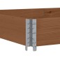 vidaXL Paletten-Aufsatzrahmen Braun 150x100 cm Massivholz Kiefer vidaXL Paletten-Aufsatzrahmen Braun 150x100 cm Massivholz Kiefer