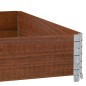 vidaXL Paletten-Aufsatzrahmen Braun 100x100 cm Massivholz Kiefer vidaXL Paletten-Aufsatzrahmen Braun 100x100 cm Massivholz Kiefer