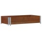 vidaXL Paletten-Aufsatzrahmen Braun 100x50 cm Massivholz Kiefer vidaXL Paletten-Aufsatzrahmen Braun 100x50 cm Massivholz Kiefer