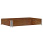 vidaXL Paletten-Aufsatzrahmen Braun 120x80 cm Massivholz Kiefer vidaXL Paletten-Aufsatzrahmen Braun 120x80 cm Massivholz Kiefer