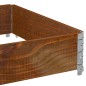 vidaXL Paletten-Aufsatzrahmen Braun 120x80 cm Massivholz Kiefer vidaXL Paletten-Aufsatzrahmen Braun 120x80 cm Massivholz Kiefer