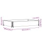 vidaXL Paletten-Aufsatzrahmen Braun 120x80 cm Massivholz Kiefer vidaXL Paletten-Aufsatzrahmen Braun 120x80 cm Massivholz Kiefer