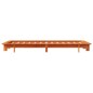 vidaXL Massivholzbett ohne Matratze Wachsbraun 75x190 cm Kiefernholz vidaXL Massivholzbett ohne Matratze Wachsbraun 75x190 cm Kiefernholz