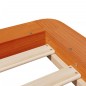 vidaXL Massivholzbett ohne Matratze Wachsbraun 90x200 Kiefernholz vidaXL Massivholzbett ohne Matratze Wachsbraun 90x200 Kiefernholz