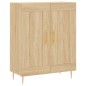 Highboard Sonoma-Eiche 69,5x34x180 cm Holzwerkstoff Highboard Sonoma-Eiche 69,5x34x180 cm Holzwerkstoff