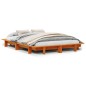vidaXL Massivholzbett ohne Matratze Wachsbraun 120x190 cm Kiefernholz vidaXL Massivholzbett ohne Matratze Wachsbraun 120x190 cm Kiefernholz