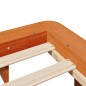 vidaXL Massivholzbett ohne Matratze Wachsbraun 120x190 cm Kiefernholz vidaXL Massivholzbett ohne Matratze Wachsbraun 120x190 cm Kiefernholz