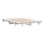 vidaXL Massivholzbett ohne Matratze Weiß 140x190 cm Kiefernholz vidaXL Massivholzbett ohne Matratze Weiß 140x190 cm Kiefernholz