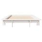 vidaXL Massivholzbett ohne Matratze Weiß 100x200 cm Kiefernholz vidaXL Massivholzbett ohne Matratze Weiß 100x200 cm Kiefernholz