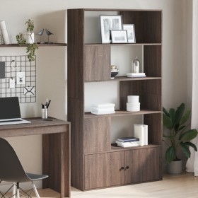 vidaXL Bücherregal Braun Eichen-Optik 100x36x189 cm Holzwerkstoff