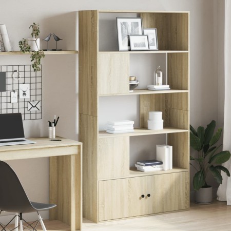 vidaXL Bücherregal Sonoma-Eiche 100x36x189 cm Holzwerkstoff