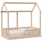 vidaXL Kinderbett Hausbett 70x140 cm Massivholz Kiefer vidaXL Kinderbett Hausbett 70x140 cm Massivholz Kiefer
