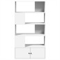 vidaXL Bücherregal Weiß 100x36x189 cm Holzwerkstoff vidaXL Bücherregal Weiß 100x36x189 cm Holzwerkstoff