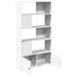 vidaXL Bücherregal Weiß 100x36x189 cm Holzwerkstoff vidaXL Bücherregal Weiß 100x36x189 cm Holzwerkstoff