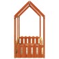 vidaXL Kinderbett Hausbett Wachsbraun 70x140 cm Kiefer vidaXL Kinderbett Hausbett Wachsbraun 70x140 cm Kiefer