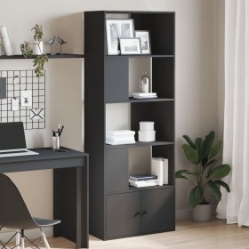 vidaXL Bücherregal Schwarz 70x36x189 cm Holzwerkstoff