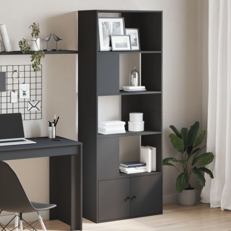 vidaXL Bücherregal Schwarz 70x36x189 cm Holzwerkstoff