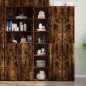 vidaXL Highboard Räuchereiche 40x41x185 cm Holzwerkstoff vidaXL Highboard Räuchereiche 40x41x185 cm Holzwerkstoff