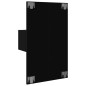 vidaXL Wand-Nachttisch mit LED-Leuchten Schwarz vidaXL Wand-Nachttisch mit LED-Leuchten Schwarz