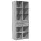 vidaXL Highboard Grau Sonoma 70x42,5x185 cm Holzwerkstoff vidaXL Highboard Grau Sonoma 70x42,5x185 cm Holzwerkstoff