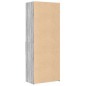 vidaXL Highboard Grau Sonoma 70x42,5x185 cm Holzwerkstoff vidaXL Highboard Grau Sonoma 70x42,5x185 cm Holzwerkstoff
