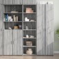 vidaXL Highboard Grau Sonoma-Eiche 50x41x185 cm Holzwerkstoff vidaXL Highboard Grau Sonoma-Eiche 50x41x185 cm Holzwerkstoff