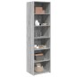 vidaXL Highboard Grau Sonoma-Eiche 50x41x185 cm Holzwerkstoff vidaXL Highboard Grau Sonoma-Eiche 50x41x185 cm Holzwerkstoff