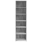 vidaXL Highboard Grau Sonoma-Eiche 50x41x185 cm Holzwerkstoff vidaXL Highboard Grau Sonoma-Eiche 50x41x185 cm Holzwerkstoff
