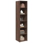 vidaXL Highboard Braun Eichen-Optik 40x41x185 cm Holzwerkstoff vidaXL Highboard Braun Eichen-Optik 40x41x185 cm Holzwerkstoff