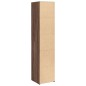 vidaXL Highboard Braun Eichen-Optik 40x41x185 cm Holzwerkstoff vidaXL Highboard Braun Eichen-Optik 40x41x185 cm Holzwerkstoff
