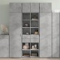 vidaXL Highboard Betongrau 70x42,5x185 cm Holzwerkstoff vidaXL Highboard Betongrau 70x42,5x185 cm Holzwerkstoff