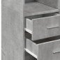 vidaXL Highboard Betongrau 70x42,5x185 cm Holzwerkstoff vidaXL Highboard Betongrau 70x42,5x185 cm Holzwerkstoff