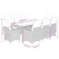 vidaXL 9-tlg. Garten-Essgruppe mit Kissen Schwarz Poly Rattan vidaXL 9-tlg. Garten-Essgruppe mit Kissen Schwarz Poly Rattan