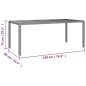 vidaXL 9-tlg. Garten-Essgruppe mit Kissen Schwarz Poly Rattan vidaXL 9-tlg. Garten-Essgruppe mit Kissen Schwarz Poly Rattan