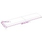 Tischplatte Dunkelgrau 180x40x4 cm Massivholz Eiche Behandelt Tischplatte Dunkelgrau 180x40x4 cm Massivholz Eiche Behandelt