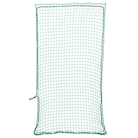 vidaXL Anhängernetz mit Gummiseil Grün 8x3,5 m PP
