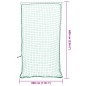 vidaXL Anhängernetz mit Gummiseil Grün 6x3 m PP vidaXL Anhängernetz mit Gummiseil Grün 6x3 m PP