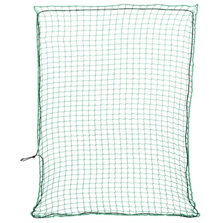 vidaXL Anhängernetz mit Gummiseil Grün 3x2,5 m PP