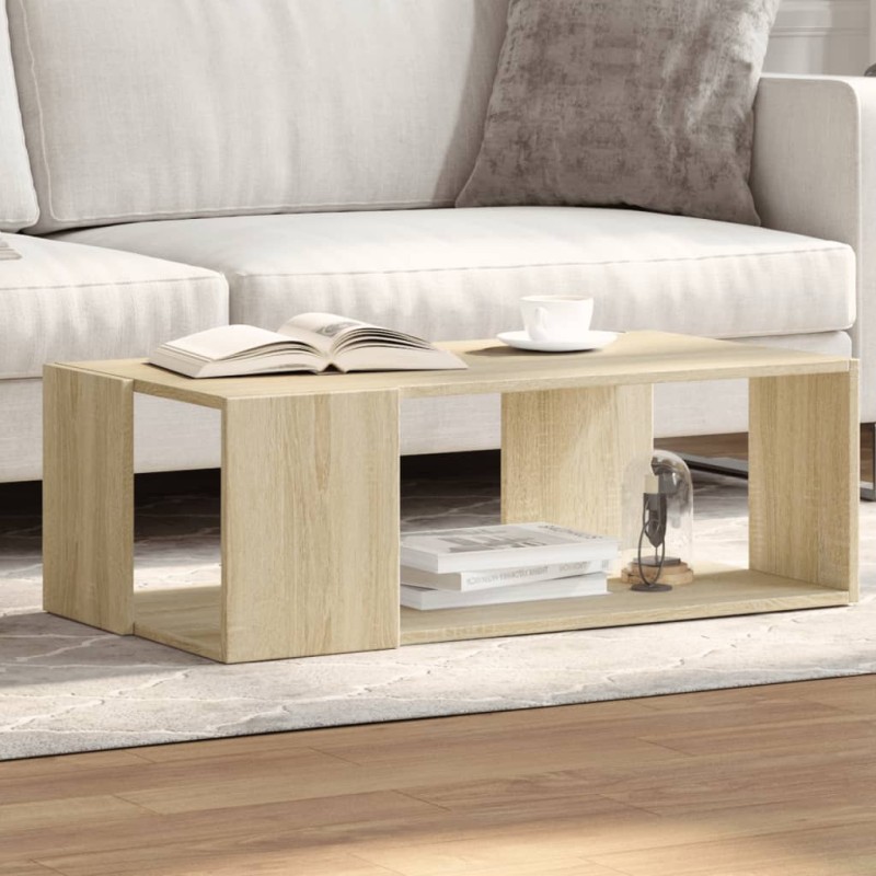 vidaXL Couchtisch Sonoma-Eiche 89,5x48x30 cm Holzwerkstoff vidaXL Couchtisch Sonoma-Eiche 89,5x48x30 cm Holzwerkstoff