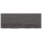 Tischplatte Dunkelgrau 160x60x6 cm Massivholz Eiche Behandelt Tischplatte Dunkelgrau 160x60x6 cm Massivholz Eiche Behandelt