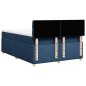 vidaXL Boxspringbett mit Matratze Blau 140x190 cm Stoff vidaXL Boxspringbett mit Matratze Blau 140x190 cm Stoff