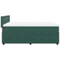 vidaXL Boxspringbett mit Matratze Dunkelgrün 140x190 cm Samt vidaXL Boxspringbett mit Matratze Dunkelgrün 140x190 cm Samt