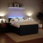 vidaXL Boxspringbett mit Matratze Schwarz 140x200 cm Samt vidaXL Boxspringbett mit Matratze Schwarz 140x200 cm Samt